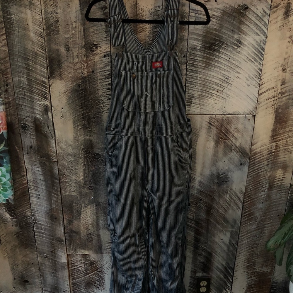 Dickies Railroad pinstripe overalls